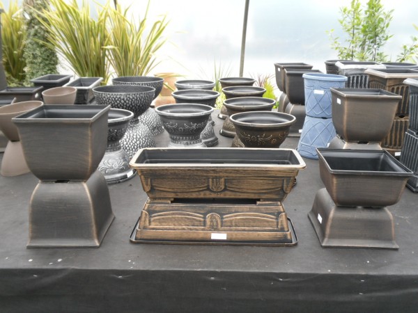 Tulipa Square Planter, Legend Arta Trough & Tulipa Low Profile, Decorative Pots from Dunwiley Nurseries & Garden Centre, Stranorlar, Co.Donegal